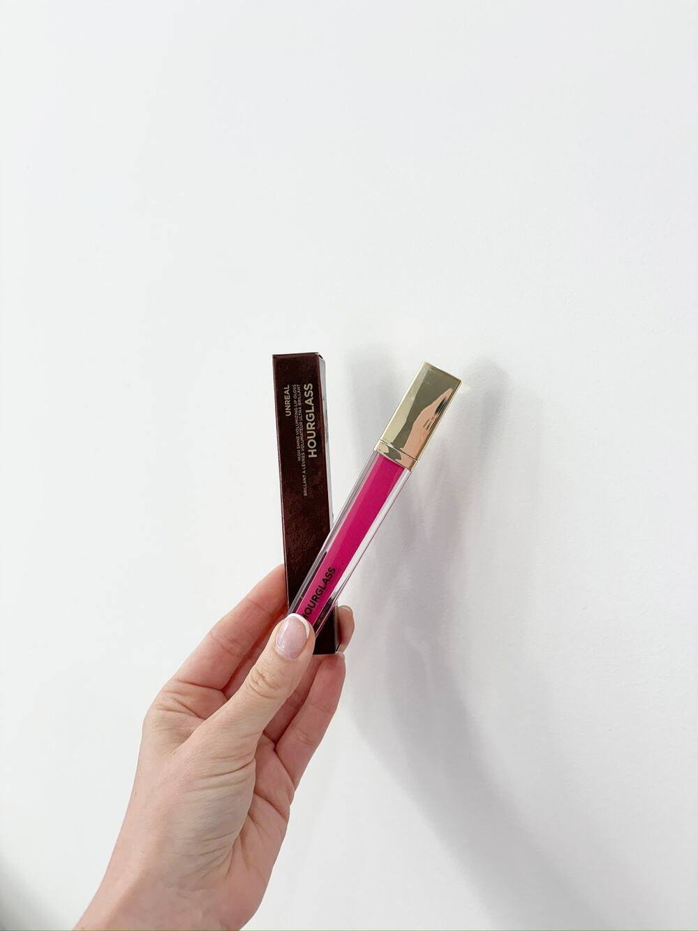 NEW Hourglass Unreal Lip Gloss in Fever Pink